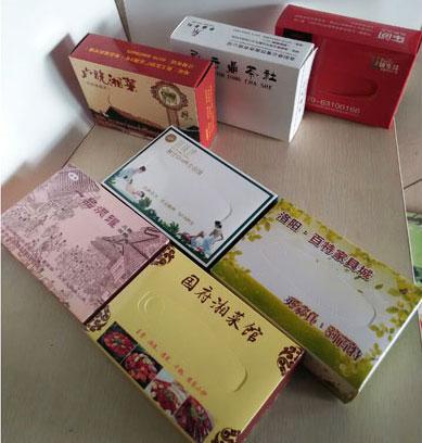 洛阳餐饮纸巾盒定制
